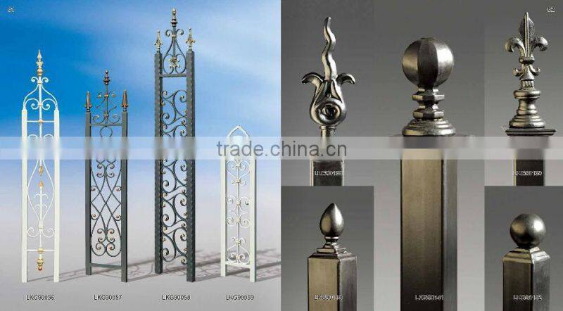 Cheap rustproof decorative wrought iron fence designs