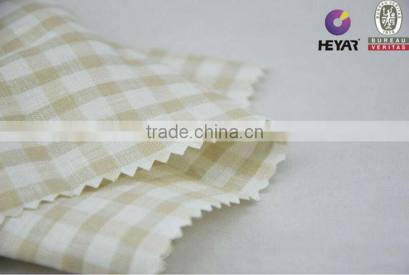 Linen Plaid Fabric