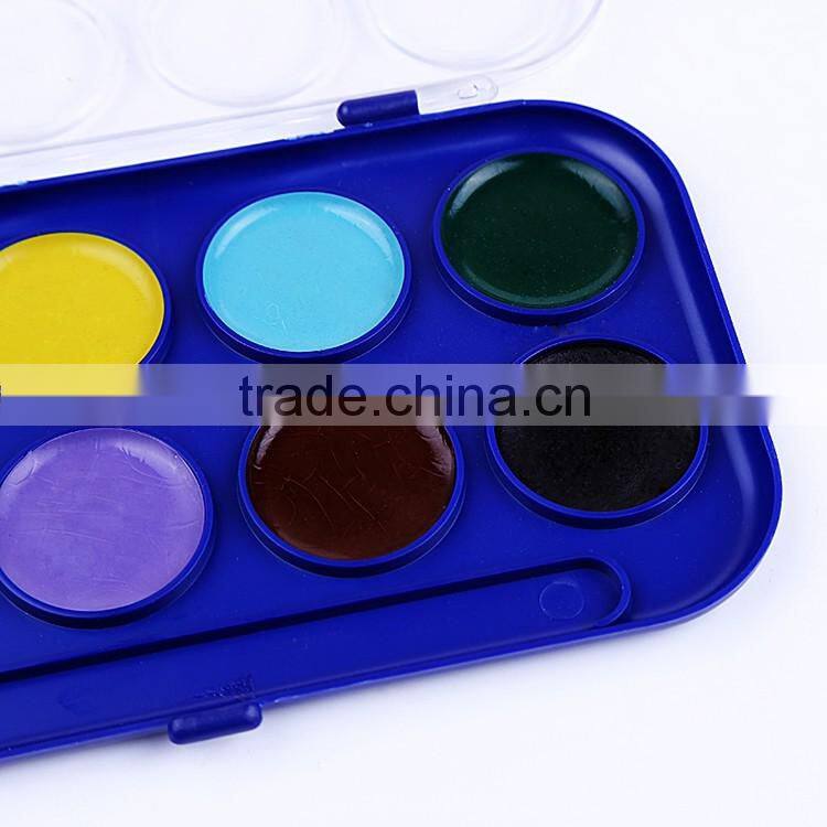 Art Supplier Wholesale Bulk Children Drawing Set Mini 10 Color Solid Water Color Cake