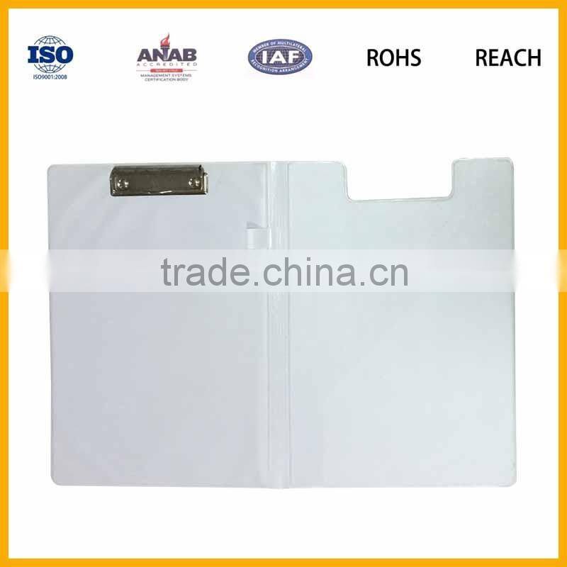 Customized PVC/PU/leather notebook cover with pen holder