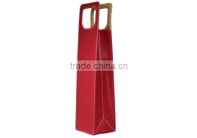 high quality leather wine Packaging Bags Wine Bottle/gift Bag