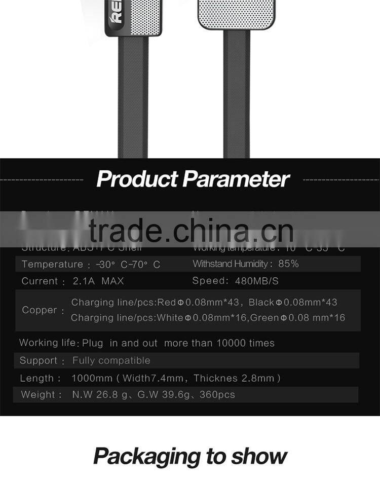 REMAX innovative micro usb charger cable for android mobile phone