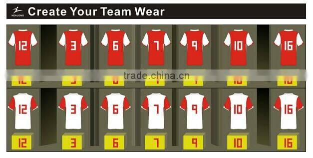 cheap custom sublimation polyester dri fit soccer uniform