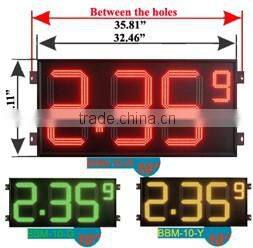 small size oil station price sign