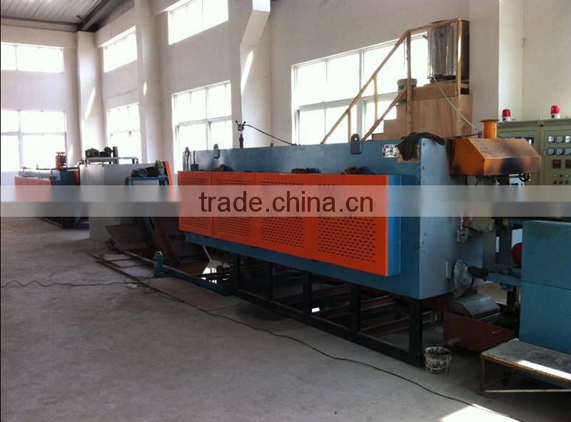 Atmosphere protective continuous mesh belt heat treatment nitriding furnace