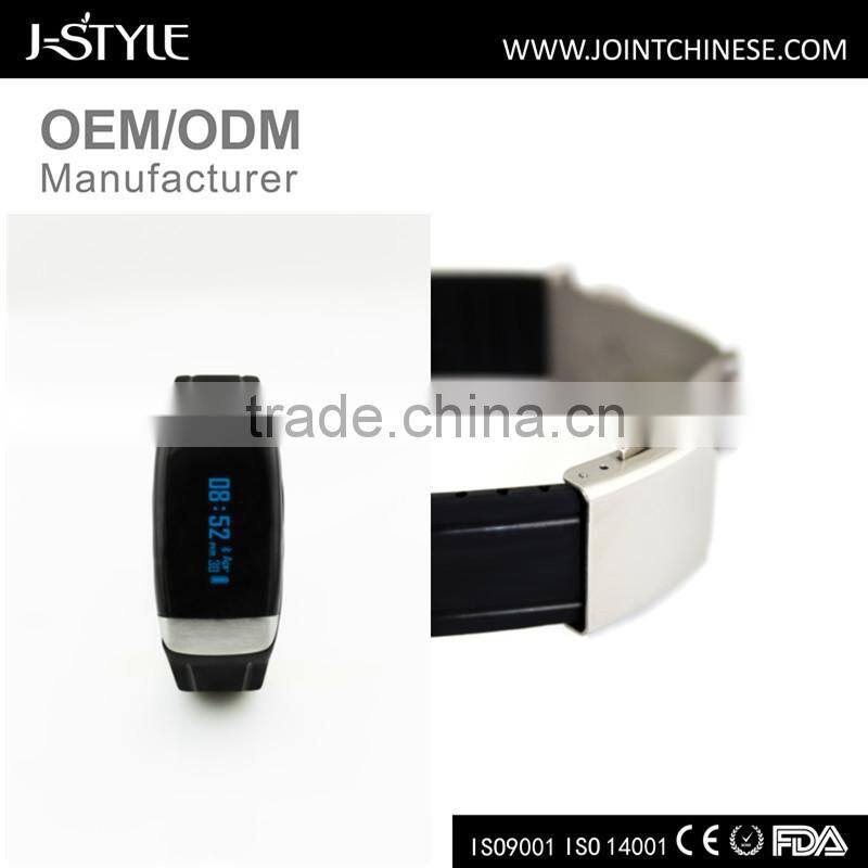 Factory Price Call/SMS 24H Heart Rate Bluetooh Bracelet for Android and IOS