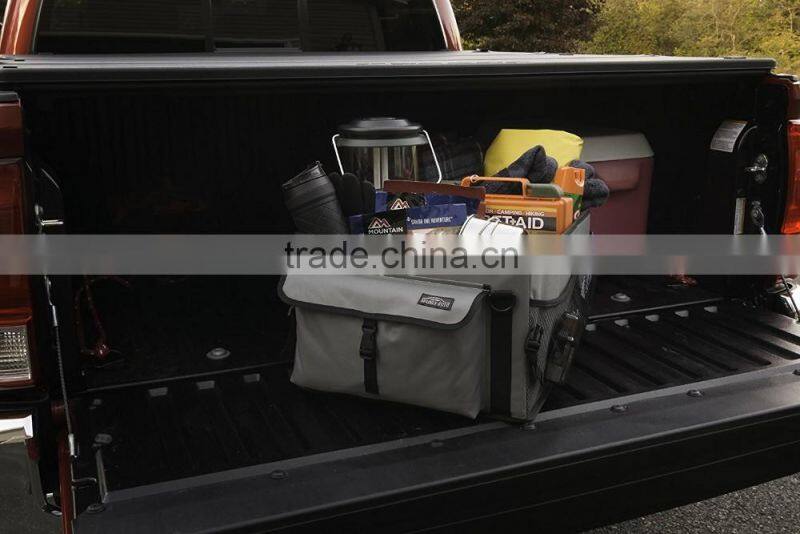 Big Ant Car Trunk Organizer - Cooler Storage for Auto Front & Back Seat, Collapsible - Hold Vehicle Cargo Secure and Prevent Sli