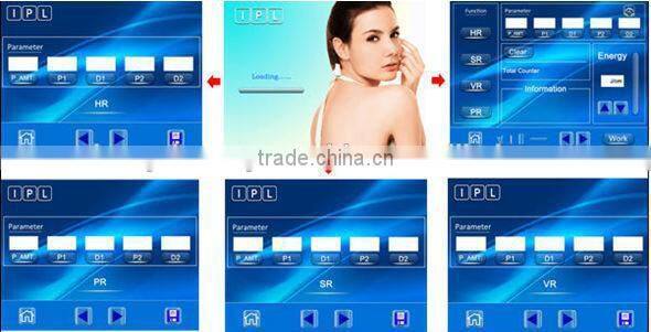 16X57 sapphire crystal best professional ipl machine for hair removal