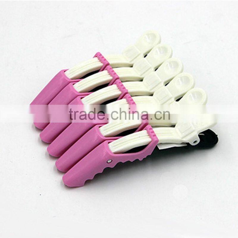 2016 popular girl hair clip alligator mouth type of hairpin