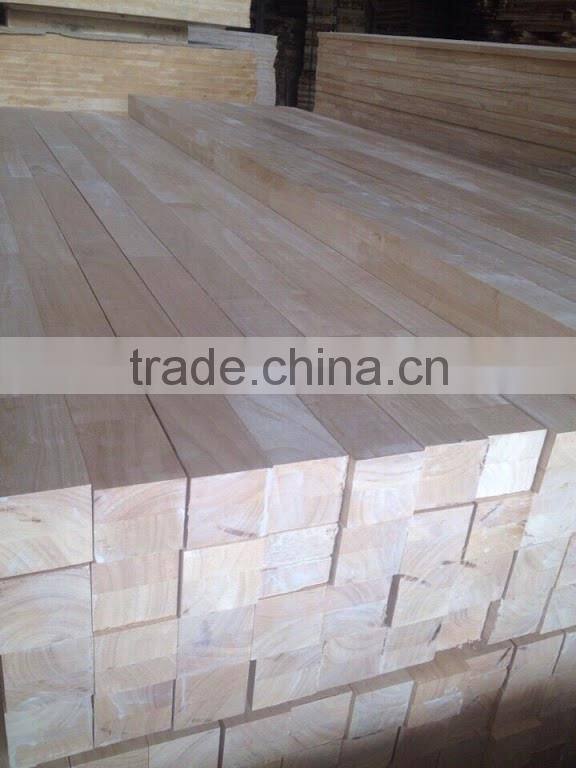 Rubber wood finger joint board/Rubber glued laminated timber