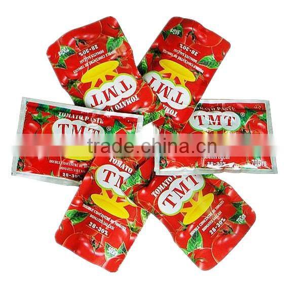 50g sachet tomato paste with high quality for South Africa