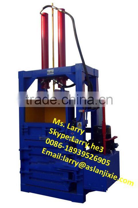 vertical clothing baler/press vertical clothes/used clothes press machine