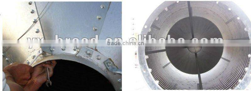 Steel Hopper Bottom feed silo