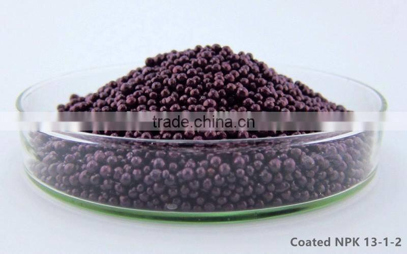 Compound Fertilizer Coated NPK 13-1-2 Organic Matter NPK Fertilizer