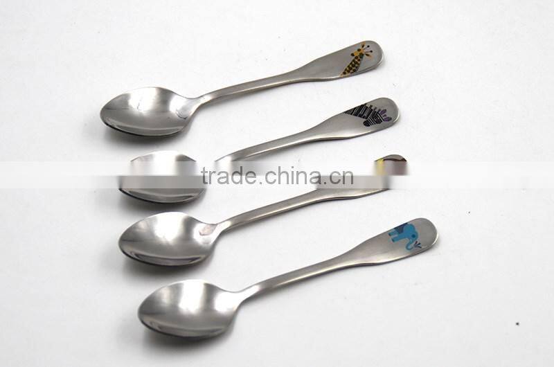 Hot selling Animal pattern on SS304 spoons