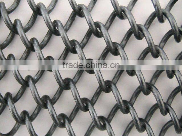 Decrotive chain link curtain/woven decoration mesh/Chain Link Mesh For Decoration (factory)