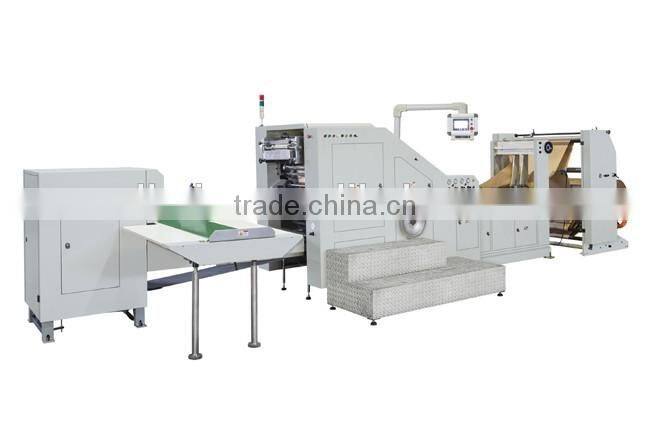 Paper Bag Making Machine With V Bottom And Square Bottom For Bread,French Fries Food And Shopping Bag