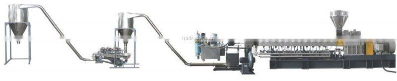 PS flakes recycling extruder machine with screen filter