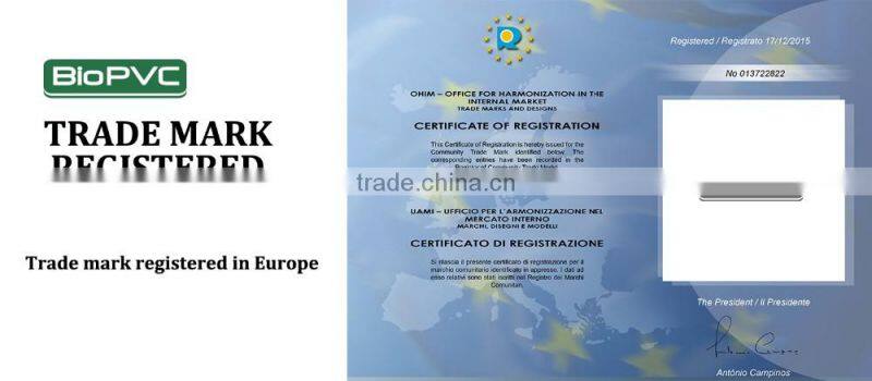 Biodegradable plastic pvc sheet card making material