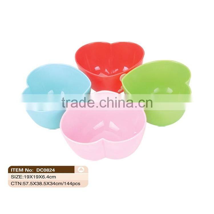 Heart Shape Kids Plastic Bowl