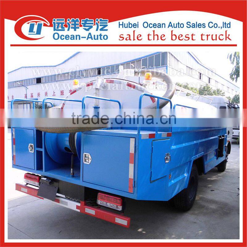 2015 factory DFAC 4000L high pressure sewer flushing vehicle