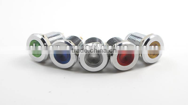 12mm metal 220 240v led indicator lamp GQ12A-D