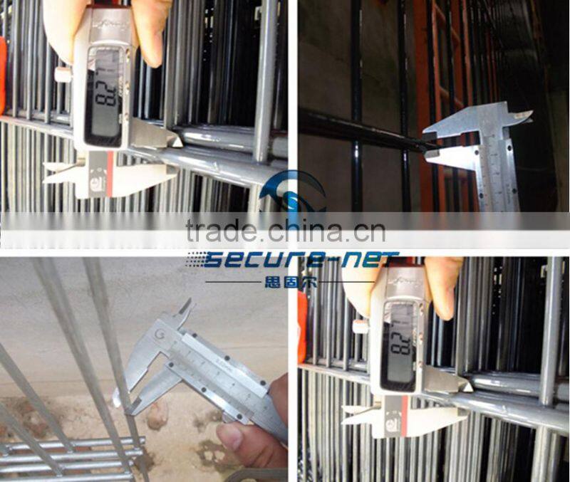 ornamental double loop wire fence for borders