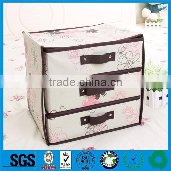 2016 fashion pp foldable nonwoven storage box