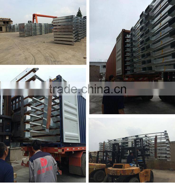 Steel transport Pallet billet with wood inside