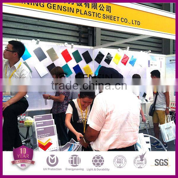 Grade A 6mm polycarbonate 2-wall sheet/ 6mm hollow sheet/6mm pc panel