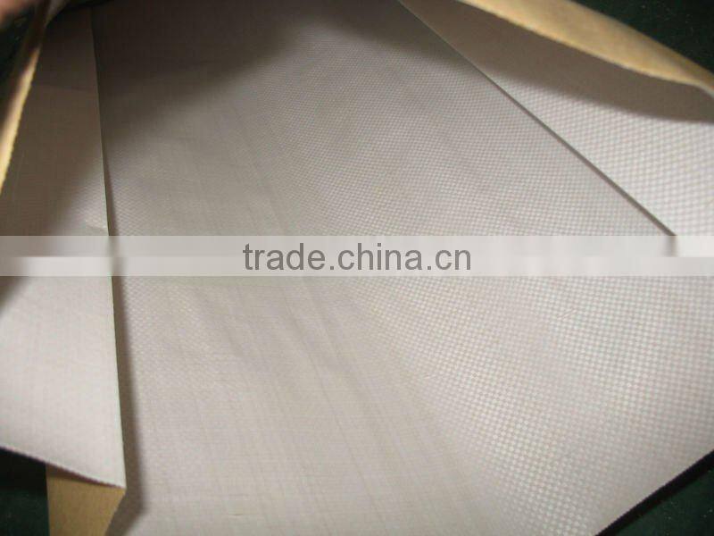 kraft paper laminated with pe woven fabric