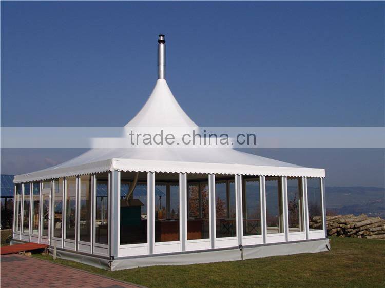 Waterproofing and fireproof 10x10 canopy tent with high peak