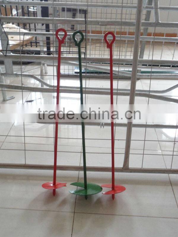 hot-dipped galvanized screw in ground anchor