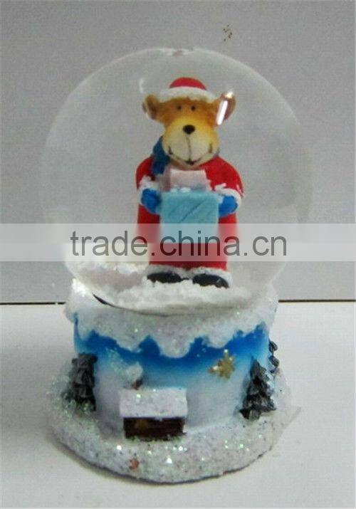 Christmas santa custom mini snow globe