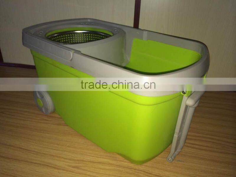 vivinature portable 360 magic spin mop with two wheels