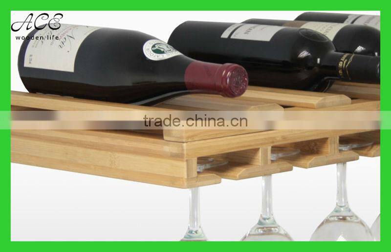 Custom bamboo wine holder Bamboo wall wine holder Bamboo wall beer holder