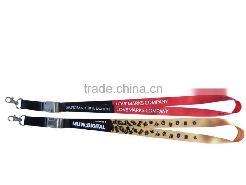 New 3D Logo Silk Screen Printing Lanyard