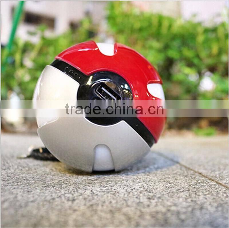 Pokemon Go Game Portable Charger Power Bank for smart phone magic ball pokemon go charger power bank