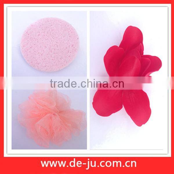 Sponge Pink Soap Flower Small Gift Bag Bath Set
