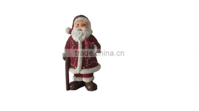 2014 new handmade resin christmas santa gift for sale