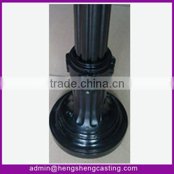 Alibaba express street decorative cast aluminum light pole base