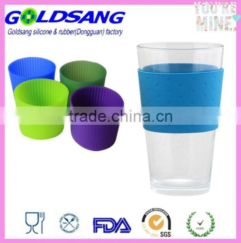 Coffee Cup Latte Cappuccino Glass Tumbler Silicone Sleeve