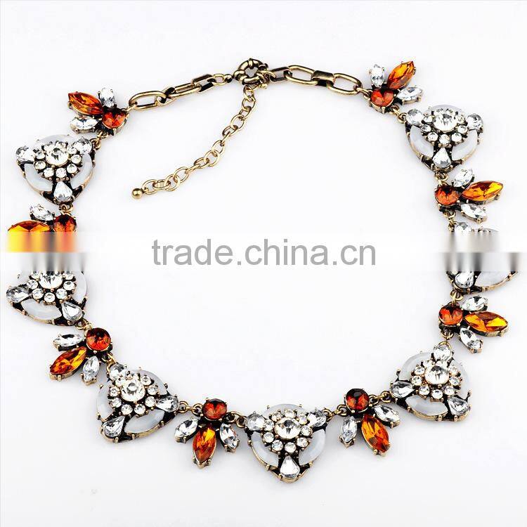 Colorfull handmade alloy jewelry necklace