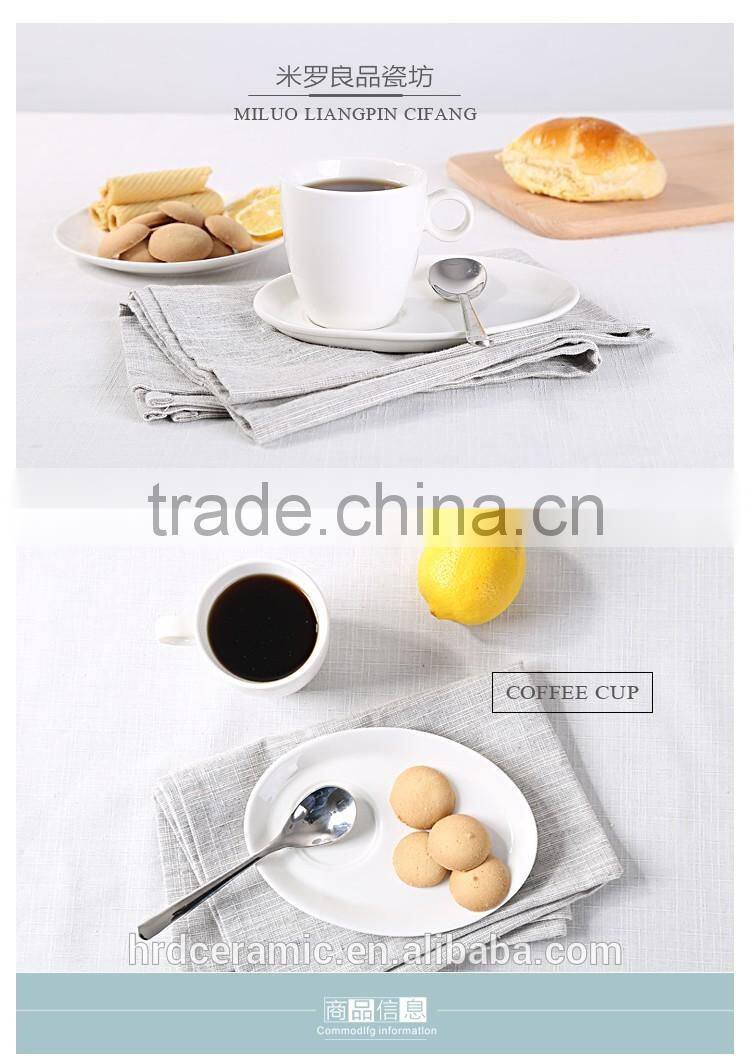 400 ml ceramic coffee cups with saucer espresso cup