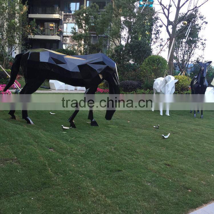 FRP horse sculpture statue