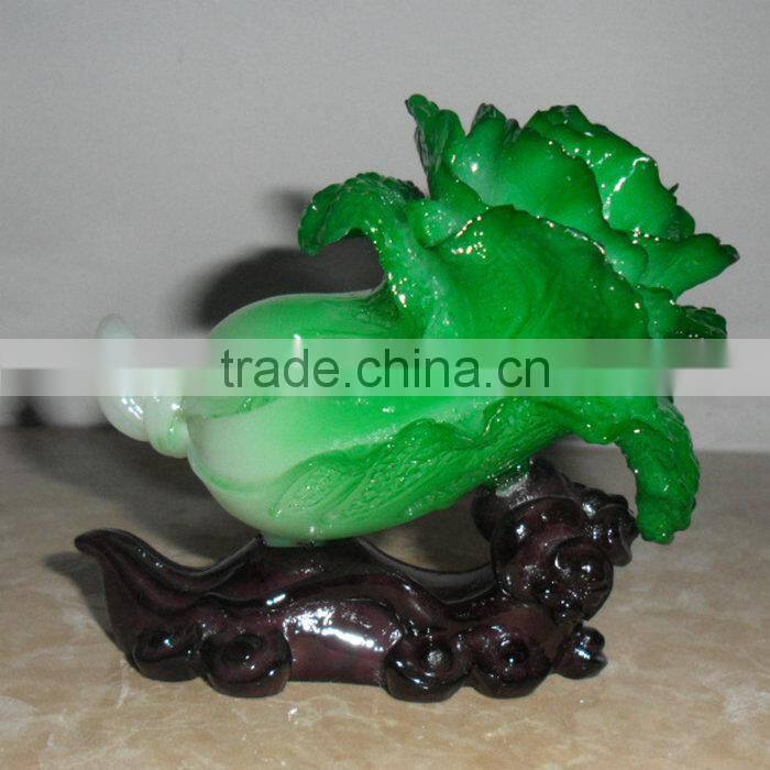 Resin jade cabbage home decoration