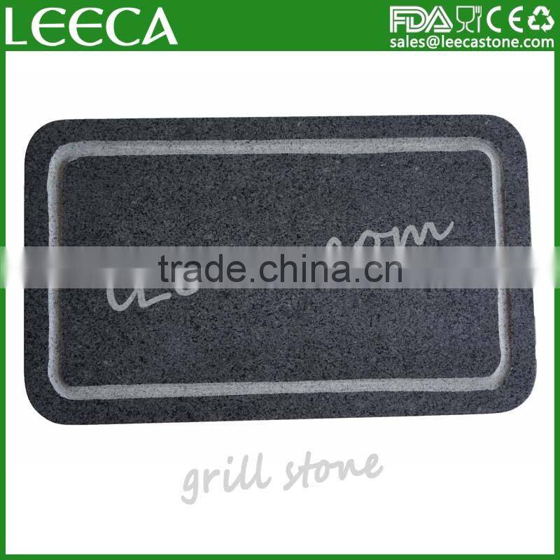 Hot Grill Pan Lava stones for Cooking Steak