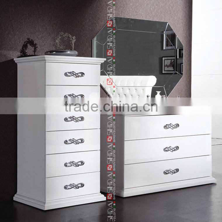 beauty dresser / french style dresser / white lacquer bedroom dresser T-31