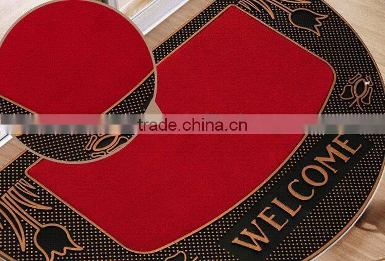 Free samples hot selling weather guard door mat