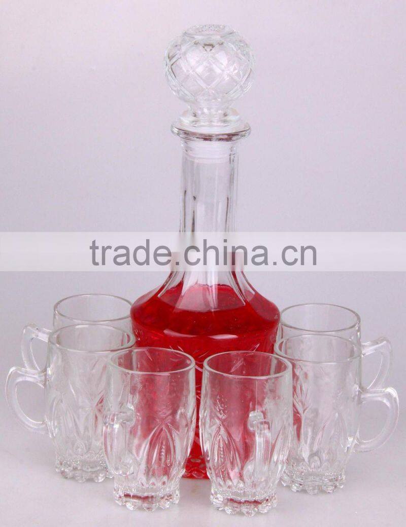 premium 1.5L hock wine glass bottle